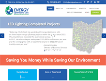 Tablet Screenshot of energyoptusa.com